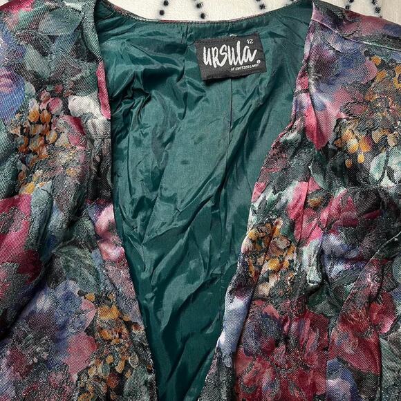 Vintage floral blazer jacket - Picture 3 of 6